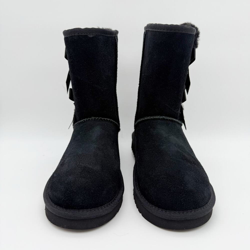 Koolaburra by UGG Womens Victoria Short Winter Boots US 5 EU 36 Black Suede NIB - Picture 5 of 11